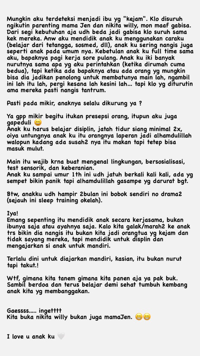 ririnsaf's tweet photo. Selamat Hari Anak Nasional 🥰
Me as a mom
#parenting https://t.co/PRTTA9KlFc
