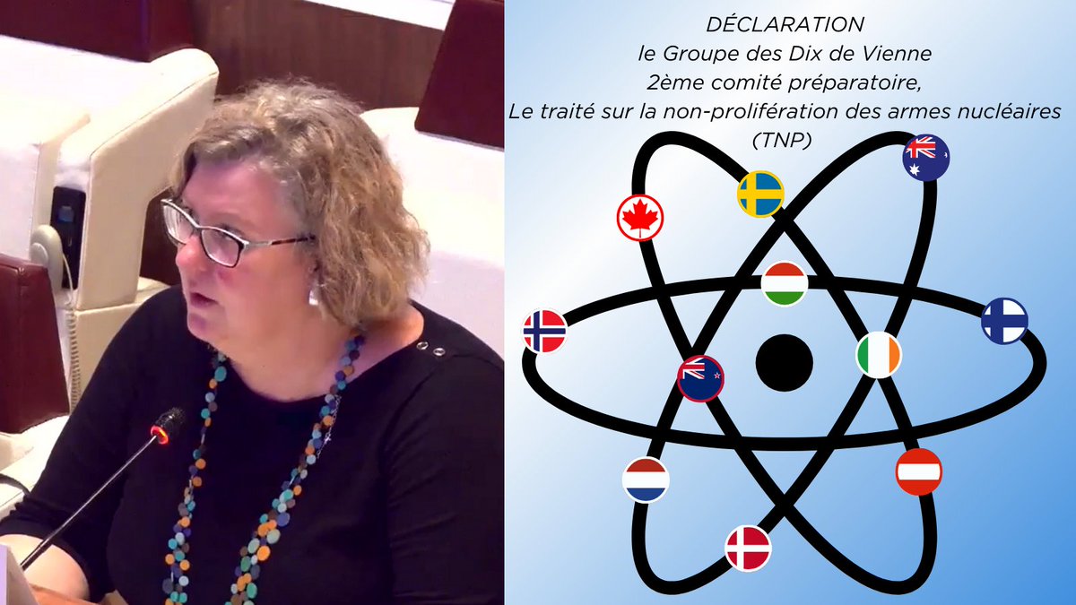 Le 🇨🇦 s'est joint au Groupe de Vienne des 10 pour faire avancer des recommandations au #NPT. Nous sommes déterminés à promouvoir les utilisations pacifiques de l'énergie nucléaire et à défendre les garanties, la sûreté et la sécurité. Pour en savoir plus: docs-library.unoda.org/Treaty_on_the_…