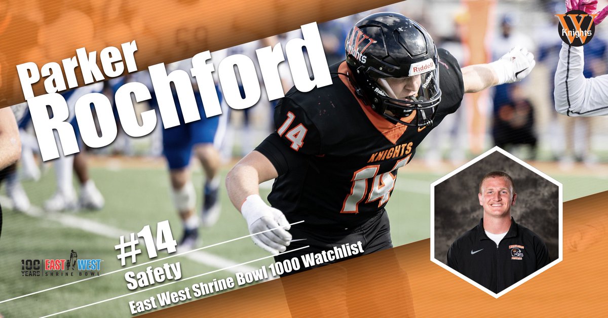 Wartburg Athletics (@wartburgknights) on Twitter photo Parker Rochford named to East-West Shrine Bowl 1000 watchlist <a href="/ShrineBowl/">East-West Shrine Bowl</a>! 🔥
📰 bit.ly/3ShRkWA
#d3fb Parker Rochford named to East-West Shrine Bowl 1000 watchlist <a href="/ShrineBowl/">East-West Shrine Bowl</a>! 🔥
📰 bit.ly/3ShRkWA
#d3fb