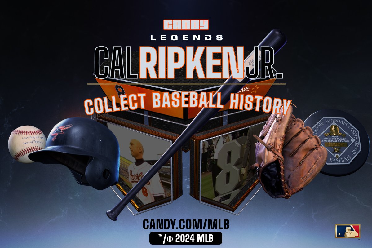 🔸CAL RIPKEN JR. GIVEAWAY🔸

We're giving away 1️⃣ PACK from today's <a href="/CalRipkenJr/">Cal Ripken, Jr.</a> drop 🙌

This collection features memorabilia and moments from The Iron Man's legendary career!

- FOLLOW <a href="/CandyDigital/">Candy</a> 
- REPOST and TAG a friend

The winner will be announced on 7/24!