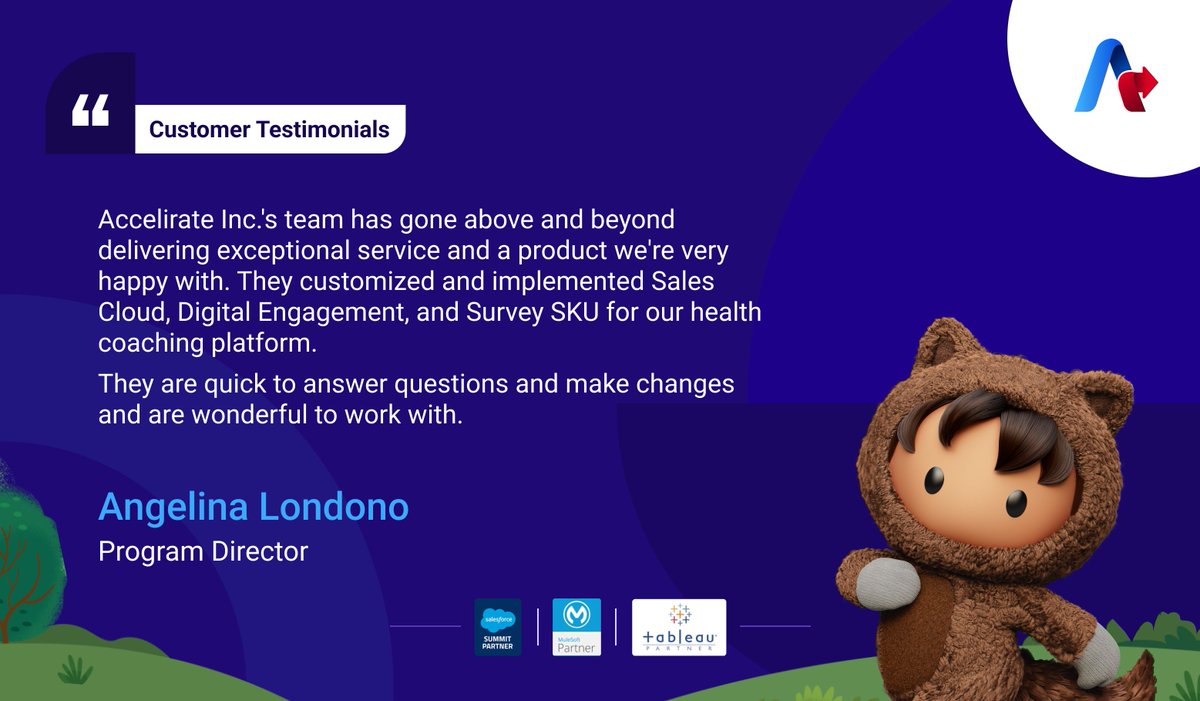 AccelirateInc's tweet image. With customer success at the center of its strategy, @Salesforce has been ranked the #1 CRM for 10 years in a row (@IDC).

A prime example of this transformation is our latest success story. Results? Improved efficiency and a thriving business.

#healthcare #crm #salescloud