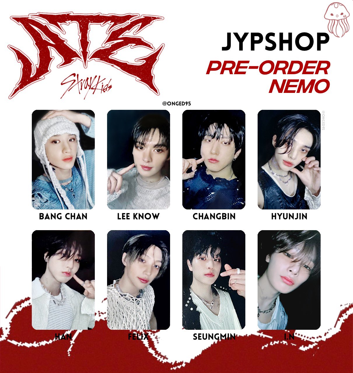 Stray Kids スキズ カムバ 2024② “ATE” 形態・予約特典トレカ