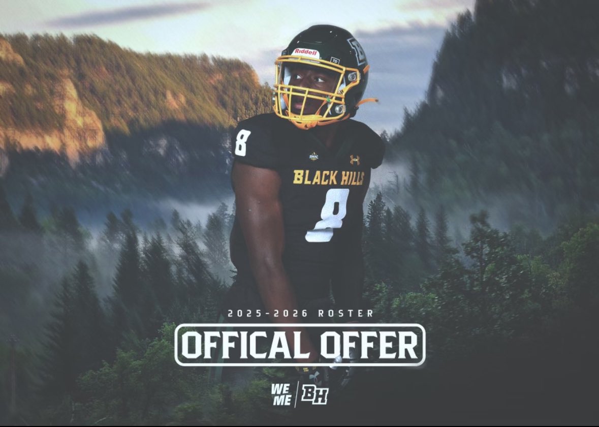 After a great talk with <a href="/BreskeJosh/">Coach Breske</a> i am proud to announce i have received my first division 2 offer to play at <a href="/BHSUFB/">BHSU Football</a> 
<a href="/BoltsTbhs/">TBHS Bolts Football 🏈⚡️</a>
