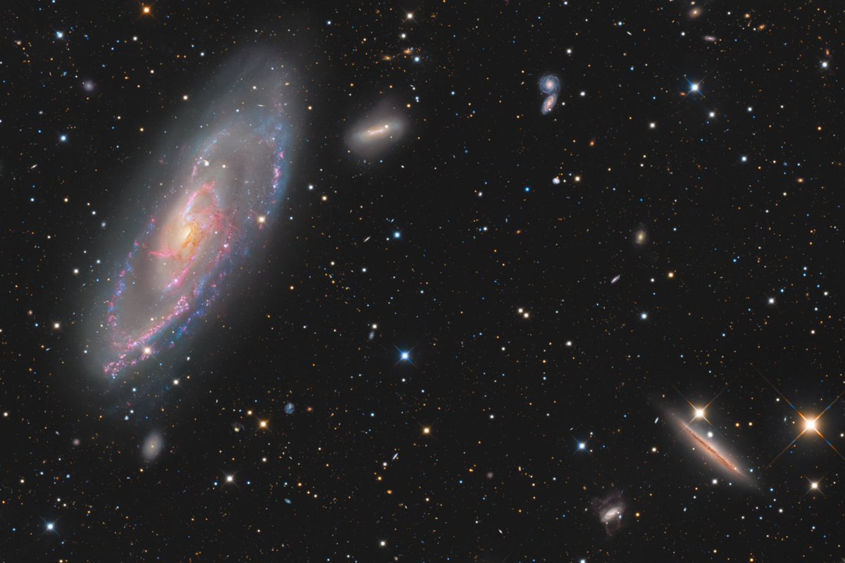 Check out this massive effort from a team of astrophotographers around the world at Deep Sky Collective! This is the result of 566 hours of data with a variety of scopes/cameras/filters! 

Dedication + modern equipment = jaw-dropping results! bit.ly/46jpVtf