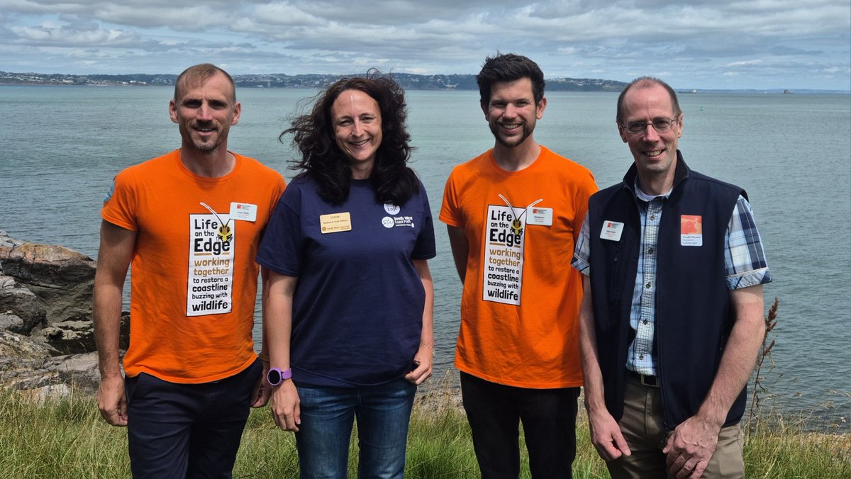 South West Coast Path Association (@swcoastpath) on Twitter photo We were delighted to attend the Life on the Edge Launch this week as a partner and member of the Project Advisory Group, led by <a href="/SouthDevonNL/">South Devon National Landscape</a>. The project aims to protect rare and endangered invertebrates along the South Devon Coast.
More info: southdevon-nl.org.uk/projects/life-… #nature We were delighted to attend the Life on the Edge Launch this week as a partner and member of the Project Advisory Group, led by <a href="/SouthDevonNL/">South Devon National Landscape</a>. The project aims to protect rare and endangered invertebrates along the South Devon Coast.
More info: southdevon-nl.org.uk/projects/life-… #nature