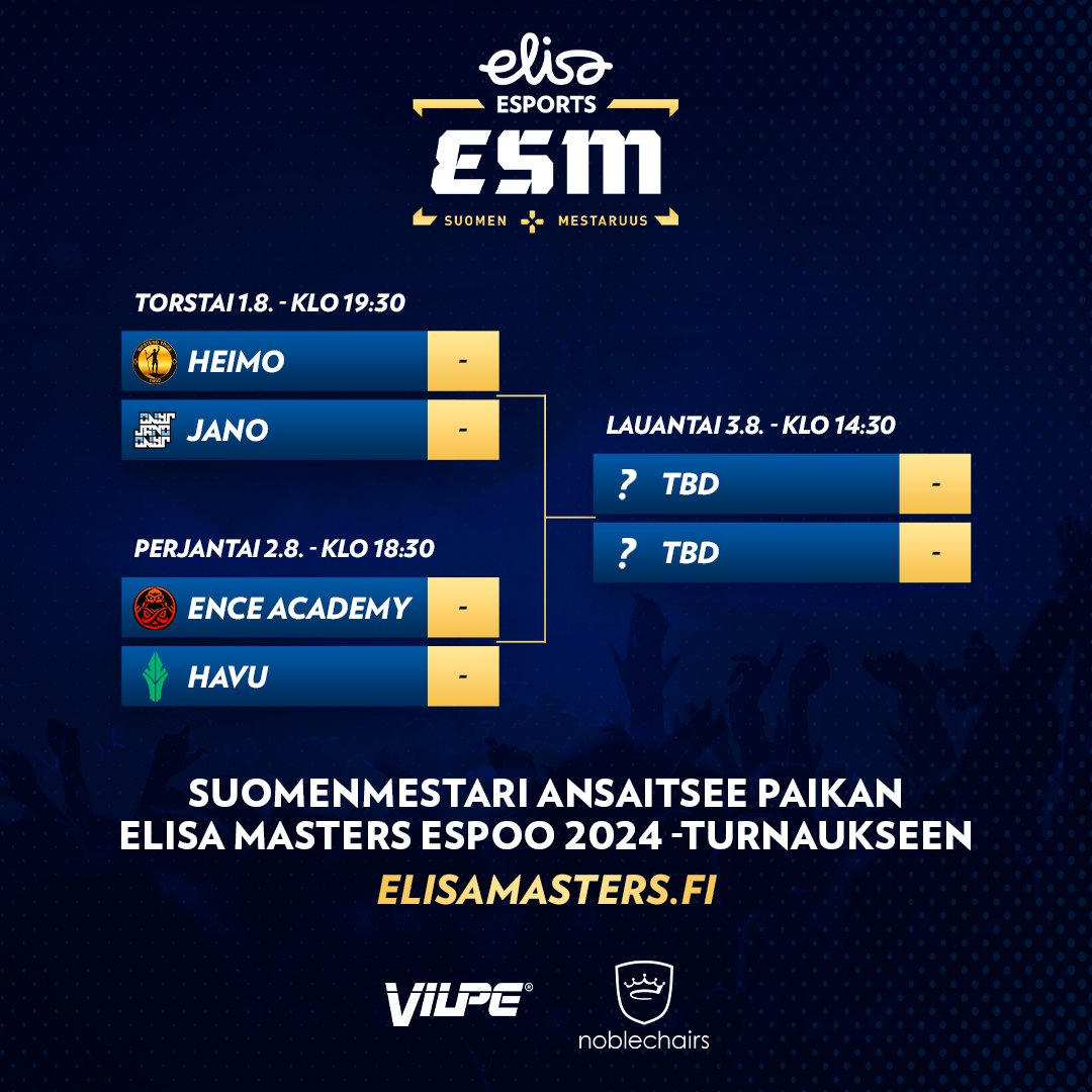 Elisa Esports FI tweet media