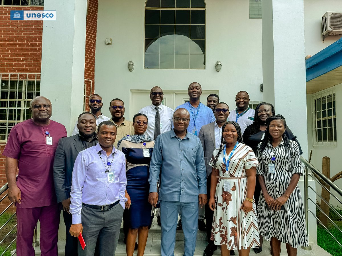 <a href="/UnescoGhana/">UNESCO Ghana</a> hosted partners from <a href="/CENDLOS_gh/">CENDLOS</a> , <a href="/moeghofficial/">Ministry of Education Ghana</a> , <a href="/unescoghnatcom/">Ghana Commission for UNESCO</a>  <a href="/Huawei/">Huawei</a> , and <a href="/ghana_service/">Ghana Education Service</a> to discuss achievements, challenges and learning points from the Korea Funds-in-Trust (KFIT) and the Huawei Technology enabled Open School Systems(TeOSS)  projects.