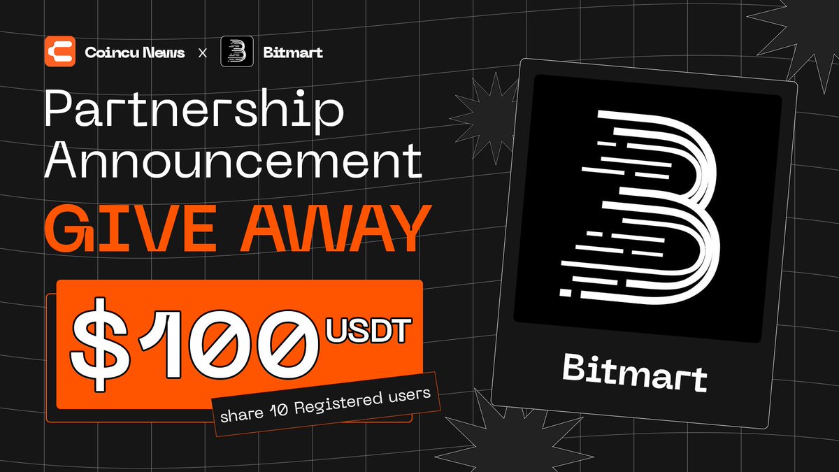 Coincuofficial's tweet photo. 🪂 $100 QuestN Campaign: Coincu x Bitmart Exchange 🪂

𝐏𝐫𝐢𝐳𝐞:
🎁 $100 USDT share 10 Registered users, $10 Each
📥 Claim by BEP20 wallet

📋 𝑻𝒂𝒔𝒌𝒔: 
☑️Retweet Tweet
☑️Sign up & KYC using our Link or Referral Code: vYj6p3 https://t.co/0v5y5NXZ8M
☑️Deposit fund (min $2)
☑️Proof 1: Submit your Bitmart Account ID
☑️Proof 2: Submit your Balance (Screenshot)

📝 Enter here https://t.co/PsujFuMebD

📆Ends: July 31
🚫 Be sure to use the link https://t.co/0v5y5NXZ8M (On the Web) or Code: vYj6p3 to join our event.

Ｌｕｃｋ ｆｏｒ Ａｌｌ 

#Coincu #Giveaway