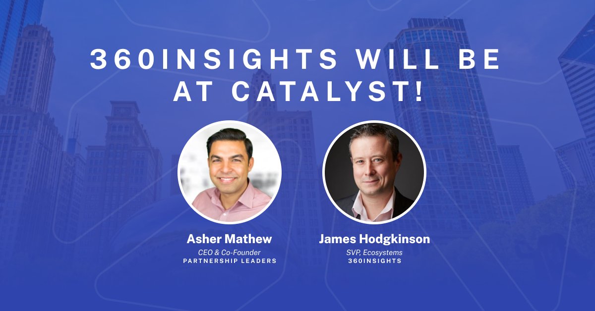 jfhodgkinson's tweet photo. Very excited to share that the @360insights #Ecosystem will be at Partnership Leaders #Catalyst24! 

This will be our official 'in person' launch event, featuring an amazing collection of companies who together are driving new levels of #EcosystemOrchestration success and scale. https://t.co/Hd5AGvYNKA