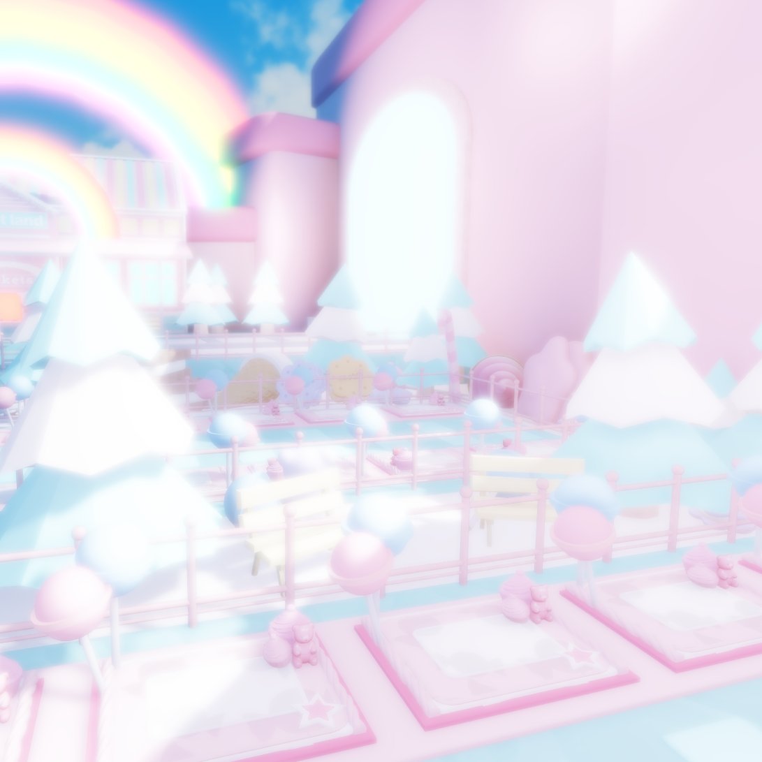 kurixuv's tweet photo. All Aboard to Candyland 🚂🍭🌈#RobloxDev #Roblox #RBXDev #robloxshowcase #robloxhomestore https://t.co/3b0IUeaSka