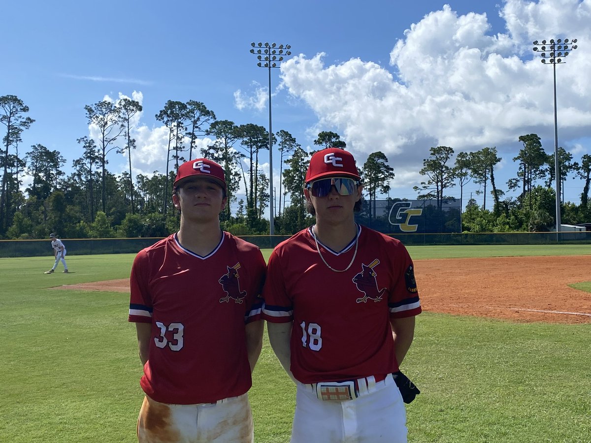 That’s a Winner! The Cards win the pool play opener 8-2 over 5 Star (GA) at the Grand Slam World Series in Panama City. 

@jakeg2777 Winning Pitcher, <a href="/tracethomass1/">Trace Thomas</a>, &amp; <a href="/claverie_ryan/">Ryan Claverie</a> combined for 9Ks.

<a href="/everettdenny03/">Everett Denny</a> &amp; <a href="/ColeNavarro2/">Cole Navarro</a> were both 2-3 at the plate. 

Go Cards! ⚾️🇺🇸