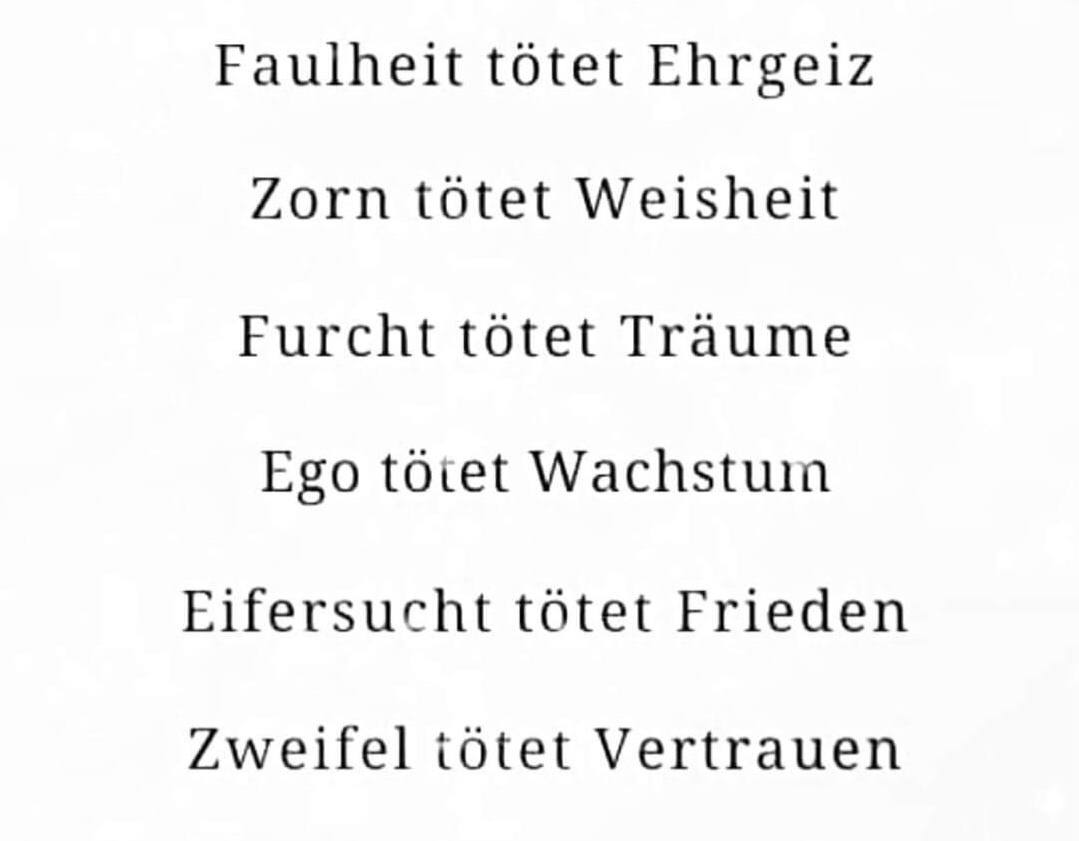 Man kann das alles auch kurzfassen:
All das sind Aktionen und Reaktionen von Kindern in Erwachsenenkörpern!