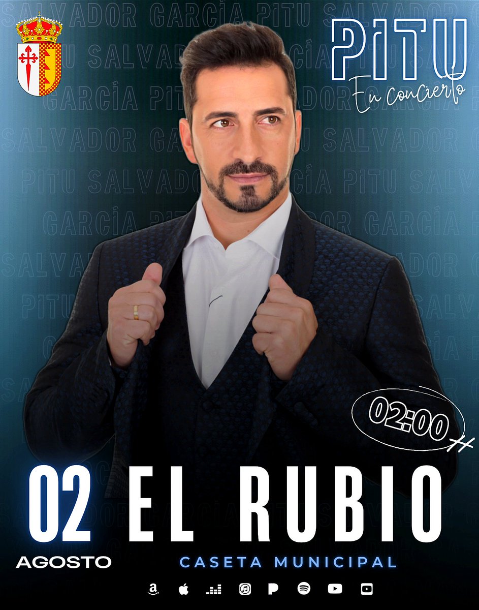 Familia!!! Nos vemos el día 2 de agosto en El Rubio (Sevilla) para pasar un buen rato lleno de música y alegría 💃🏻🕺🏻 ¡No os lo perdáis! 😉👌🏻

#elrubio #sevilla #concierto #sevillanas