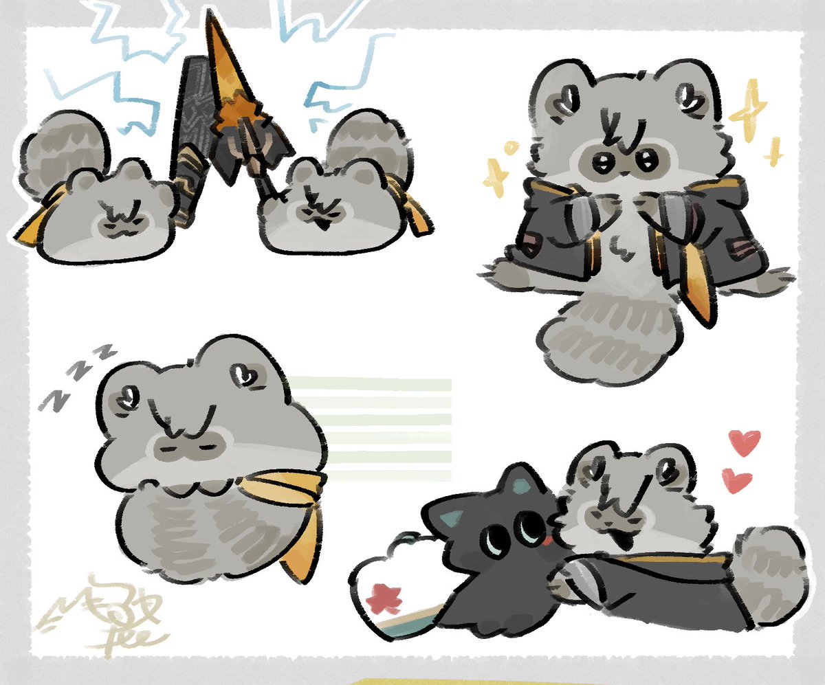 yuu_nni's tweet photo. 小穹浣熊💫🦝 https://t.co/hw4xhGhrCp