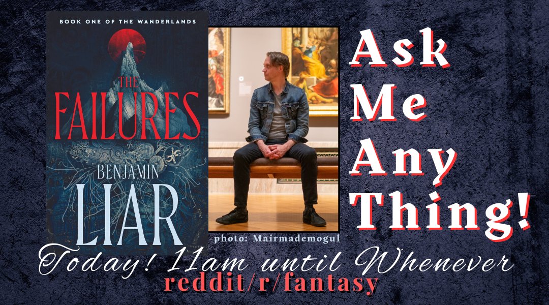 I mean ANYTHING. Happening now!
reddit.com/r/Fantasy/comm…