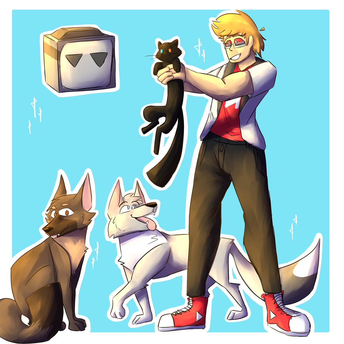 Tailblazerfire's tweet image. ive been watching the #skipthejulyseries while trying to 100% red dead, very cool.
dang its been like 2 years since i drew this guy lmao
art of #skipthetutorial