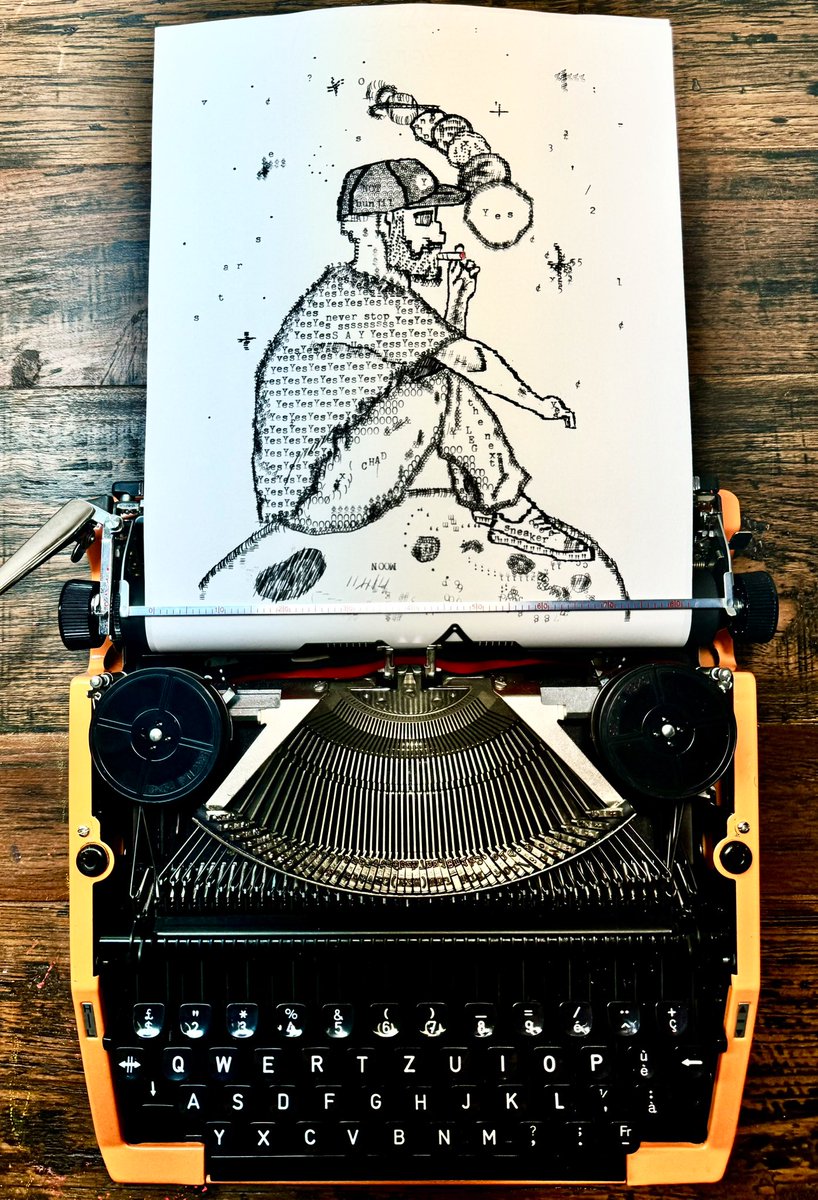 say yes to typewriter art