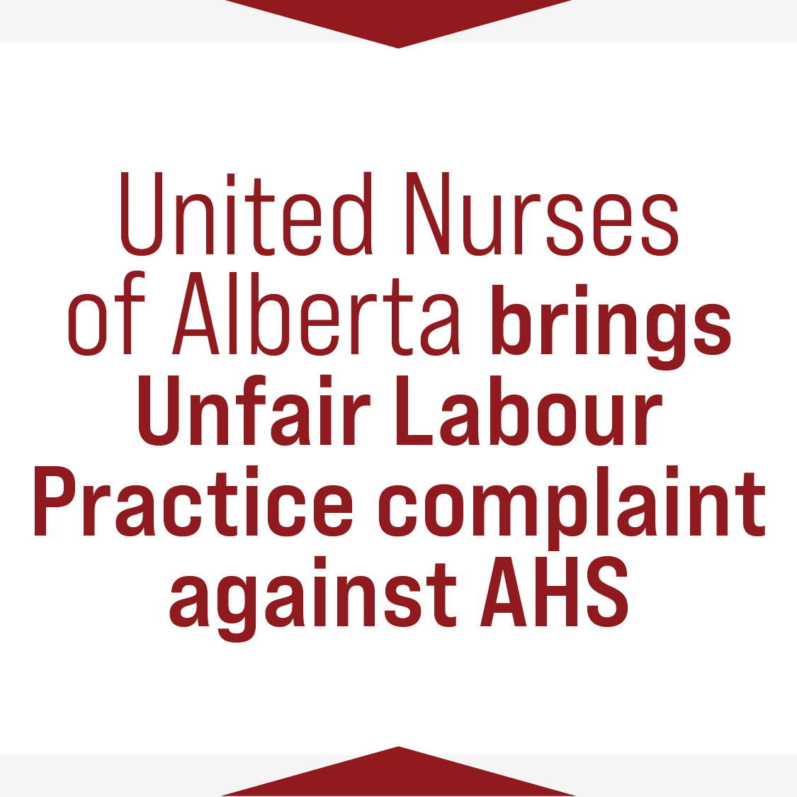 UnitedNurses's tweet photo. UNA has brought an Unfair Labour Practice complaint against AHS for breaching the Labour Relations Code by interfering with the union’s representation of its members through the bargaining process.

Read UNA's full statement: https://t.co/0gSoHSFBwC #abhealth #ahs #ableg https://t.co/G8rQPdojPs