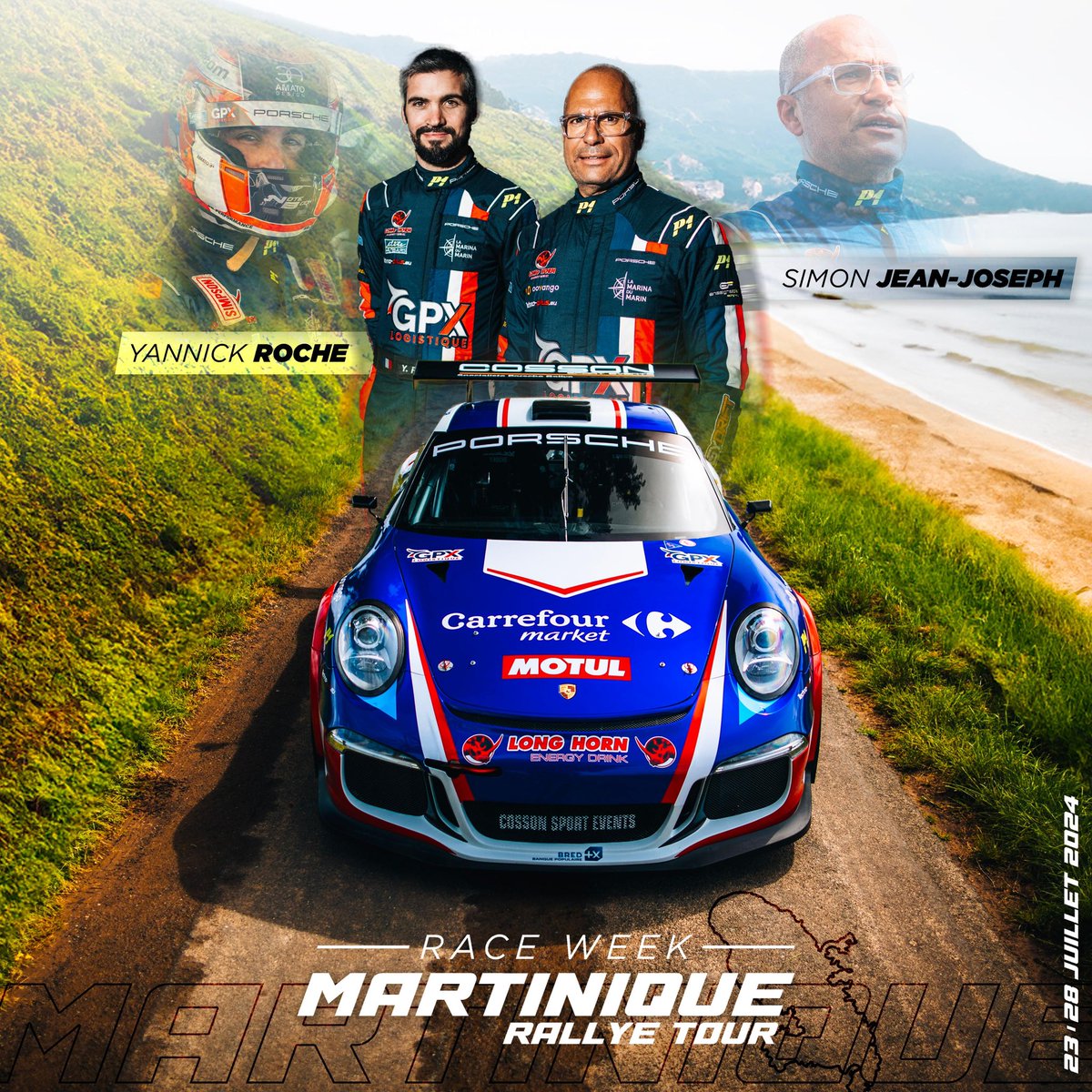 Nous y sommes : la plus belle semaine de l’année avec le Martinique Rallye Tour 🤩

#PorscheAntilles #GPXLogistique #CarrefourMarket #CAP #Corsair #Fnac #LaMarinaduMarin #Motul #LongHorn #Michelin #oOvango #Easydrift #SafePark #P1 #TechnoPlus #LaMartinique #EnseignesPlexi