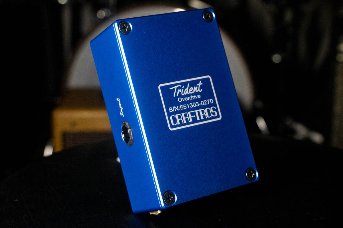 UnisoundY's tweet photo. /
7/24(水)17:15発売開始‼️
CRAFTROS TRIDENT
\
ローゲイン~ハイゲインまで幅広くこなすオーバードライブ入荷!ダイオードではなくトランジスタを使用し、適度なコンプレッションとギター本来の持ち味を活かす事の出来るチューブライクなドライブ感!
https://t.co/GdSkXVxGdF
#CRAFTROS https://t.co/5oOSuY7j4f