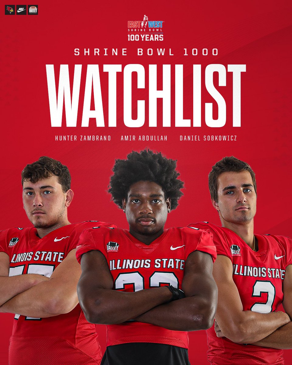 Redbird trio named to the <a href="/ShrineBowl/">East-West Shrine Bowl</a> 1000 watch list‼️