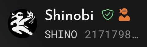SHINOBIbot_algo's tweet image. $SHINO is verified #Algofam