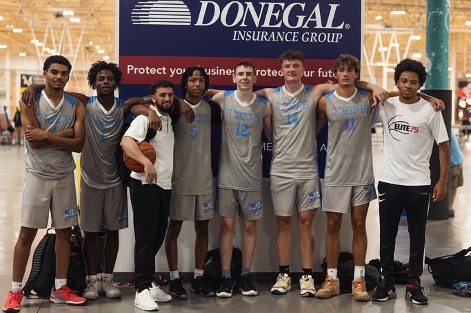 What a SQUAD. Played in front of 15+ division 1 coaches, played against 20 division 1 athletes, competed in every game could have went prep but we are excited to watch these guys next year at the next level(Keene State, Westfield State, Regis, and Elms. Thank you <a href="/TheHoopGroup/">Hoop Group</a> !