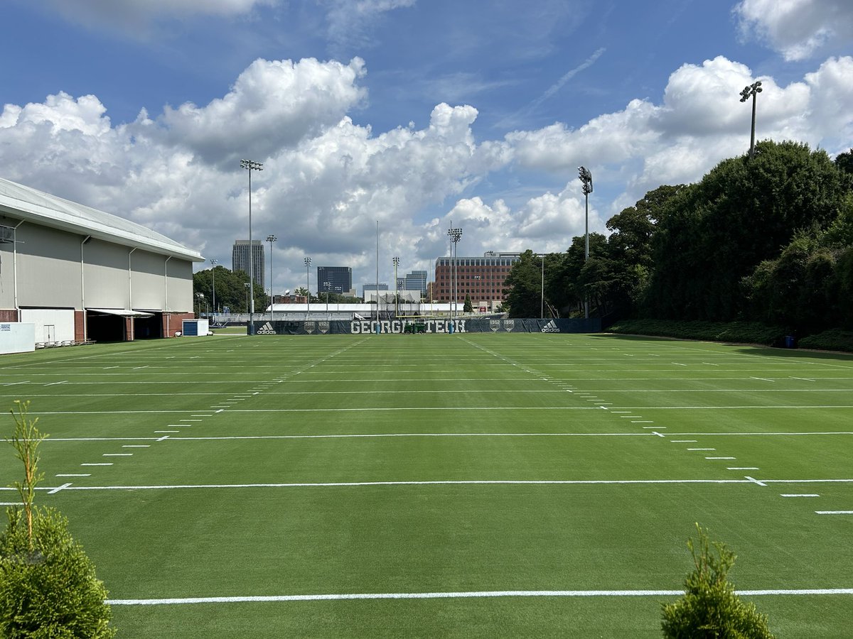 24 hours until <a href="/GTFootball/">Georgia Tech Football</a> straps it up for 2024.

Great job by the entire staff. <a href="/GT_GroundsCrew/">GT Grounds Crew🏆🏆🏆🏆</a>