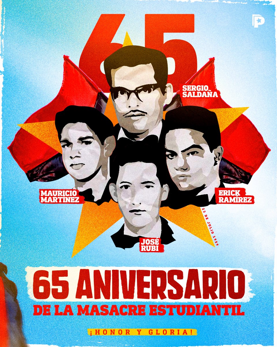 🔴⚫🌟 Cada 23 de julio, Nicaragua se llena de orgullo al conmemorar el “Día Nacional del Estudiante Nicaragüense”, honrando el coraje de quienes lucharon incansablemente por la justicia.

#4519LapatriaLaRevolución
#4519SiempreMásAllá