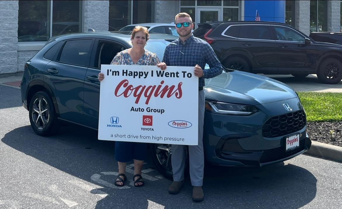 CogginsHonda's tweet image. Congratulations 🎉 to Brenda of Connecticut for picking up your all new 2025 Honda HR-V EX-L! We appreciate your business, thank you for making the trip 🚙

#cogginshondaofbennington #southernvt #berkshirecounty #cogginsautogroup #honda #hondagang #deals
