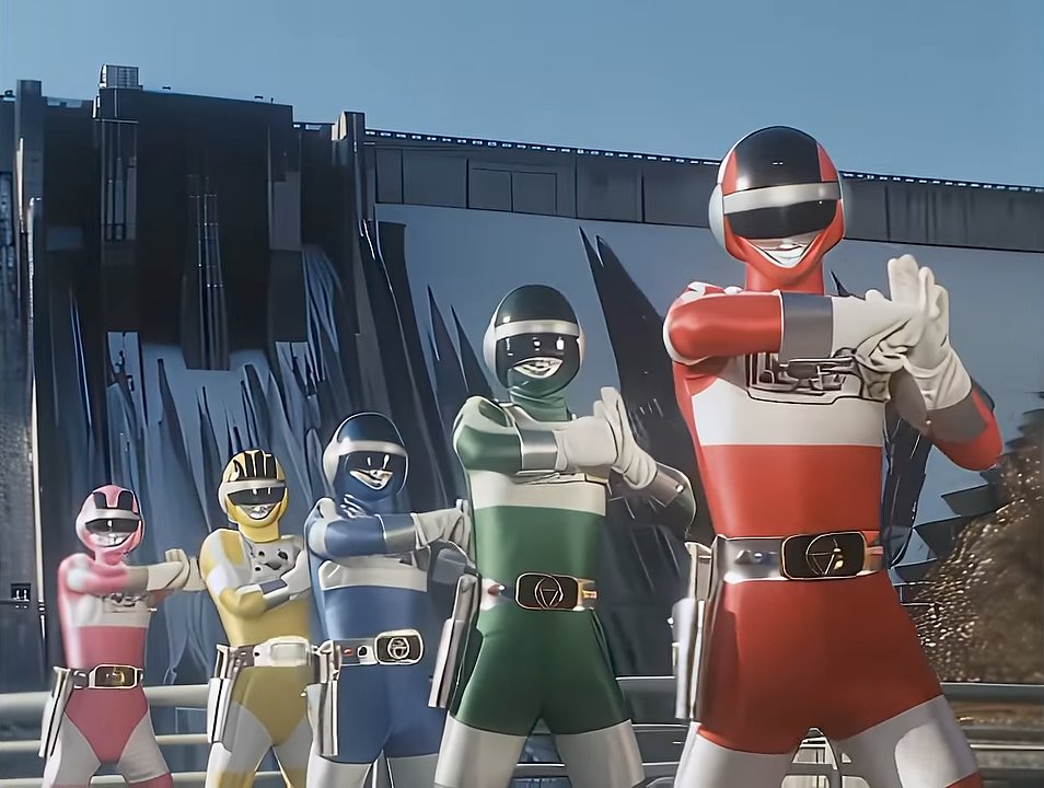 4everToku's tweet image. 80s Rangers ❤️💚💙🩷💛🖤 #supersentai #bioman #flashman #maskman