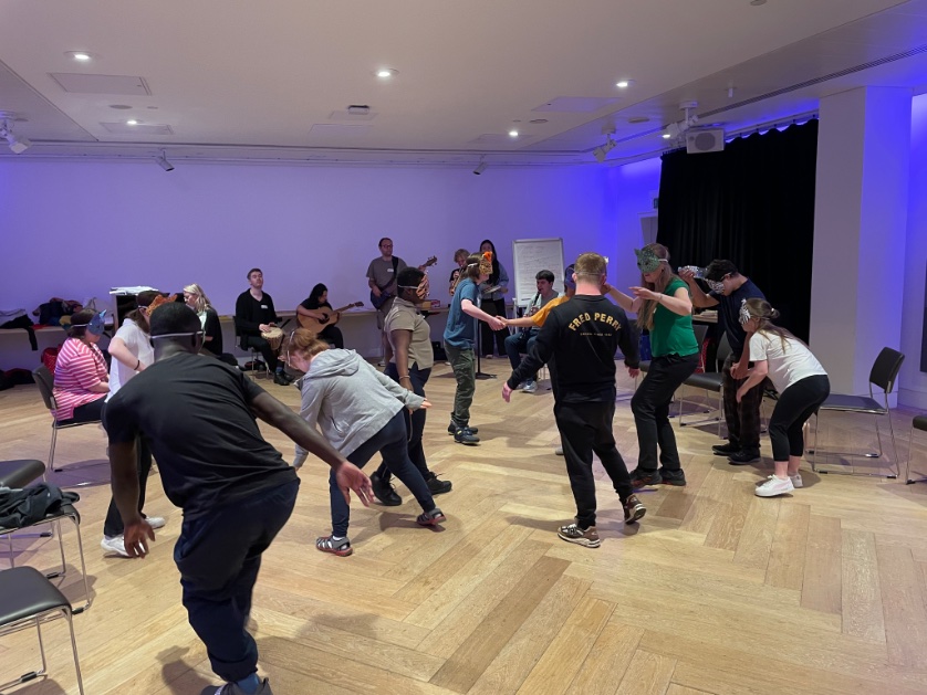 What an amazing first day with an imaginative and creative group of young people today <a href="/KingsPlace/">Kings Place</a>