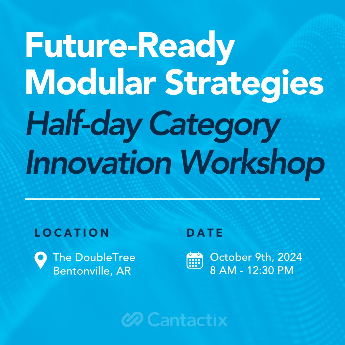cantactix's tweet image. Registration for our annual fall #WalmartSupplier community event is now open! This year, we are focused on education and are excited to offer tailored breakout sessions to suit your modular environment. Please reserve your spot as space is limited: hubs.ly/Q02GYMXj0