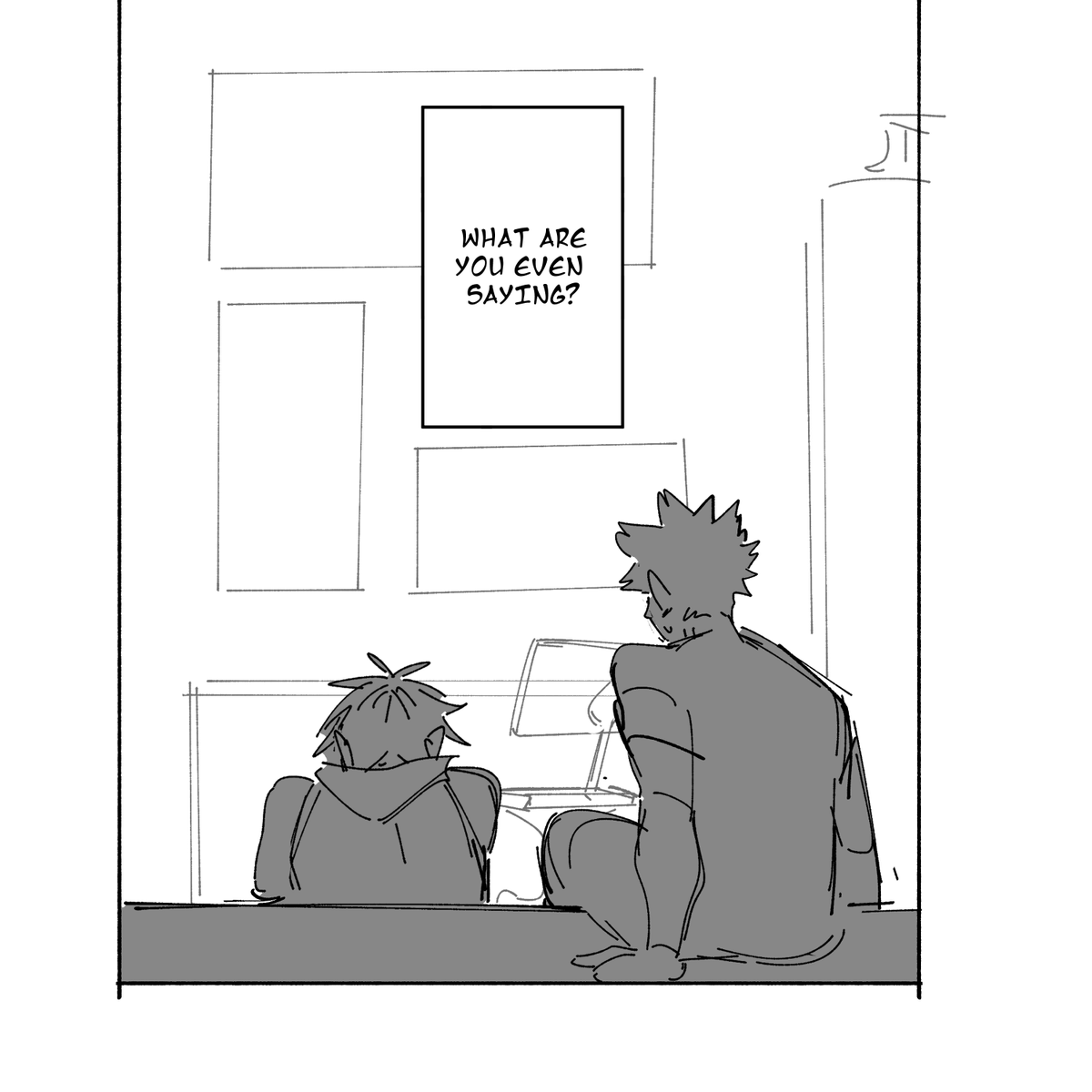a sudden confession #kiribaku
