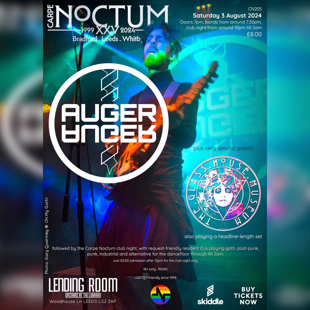 BatBoy Slim (@batboyslim) on Twitter photo Not long to go before THE GLASS HOUSE MUSEUM head to sunny Leeds and play with the excellent <a href="/AugerOfficial/">AUGER: For our NEXT SHOW Check out: WWW.AUGER.BAND</a> at <a href="/gothupnorth/">gothupnorth</a> on Saturday the 3rd of August.
We'll both be playing a full headline length set and we would love to see you there!
Ticket link:
skiddle.com/whats-on/Leeds… Not long to go before THE GLASS HOUSE MUSEUM head to sunny Leeds and play with the excellent <a href="/AugerOfficial/">AUGER: For our NEXT SHOW Check out: WWW.AUGER.BAND</a> at <a href="/gothupnorth/">gothupnorth</a> on Saturday the 3rd of August.
We'll both be playing a full headline length set and we would love to see you there!
Ticket link:
skiddle.com/whats-on/Leeds…