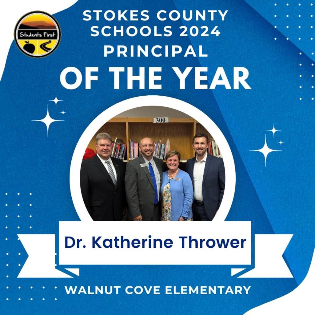 Stokes County 2024 POY
celebrate her exceptional leadership &amp; dedication to our students, staff, &amp; community
She shared a quote by Maya Angelou I've learned that people will forget what you said
people will forget what you did
but people will never forget how you made them feel