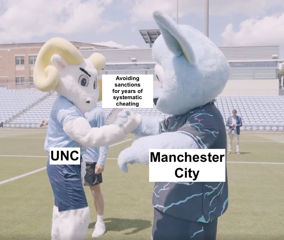 TheBenSwain's tweet photo. Hope everyone enjoys the Man City game at Kenan tonight https://t.co/EYyxZGMOPN