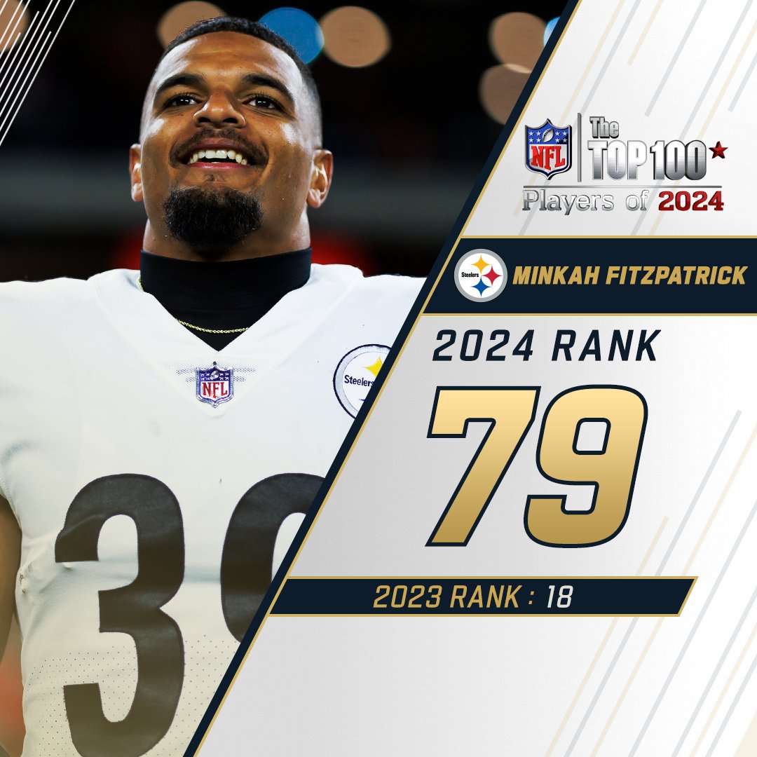 NFL's tweet image. 79. Minkah Fitzpatrick #NFLTop100