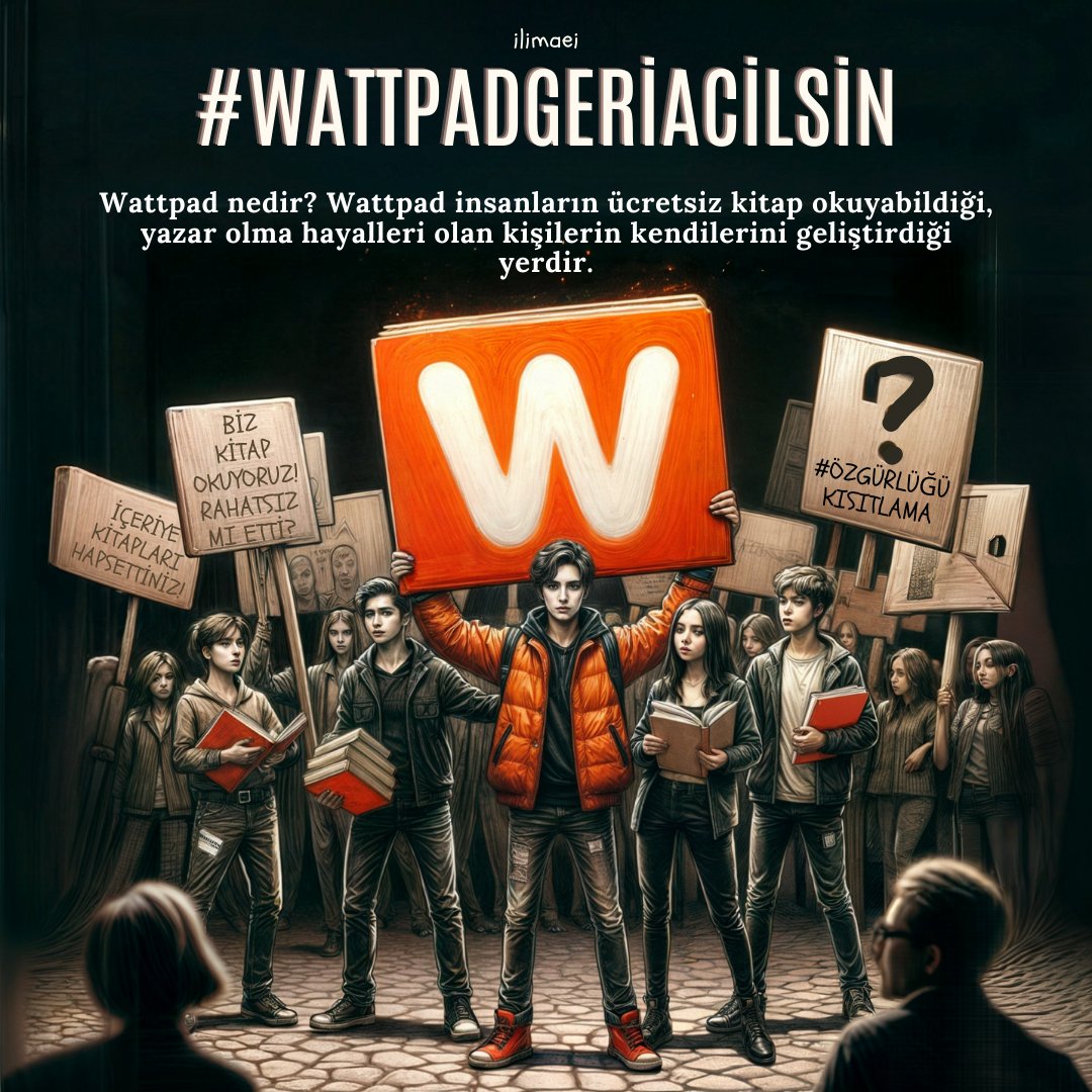 Okuma özgürlüğümüzü hayallerimize dokunmayın #Wattpadgeriacilsin