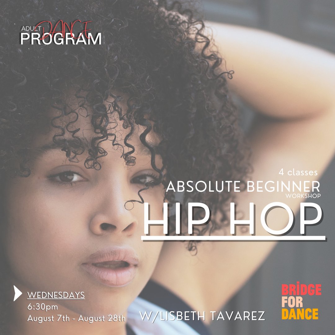 Are you ready to shake off those inhibitions and discover your inner groove? Our new Absolute Beginner Hip Hop Class is perfect for you!

No experience needed, just bring your energy and enthusiasm!💥

Learn the basics, make new friends, and have a blast!

bridgefordance.com