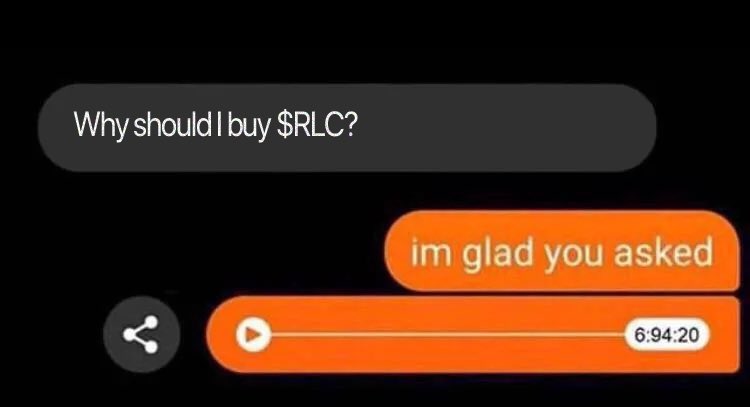 I’m glad you asked! 🦞 $RLC