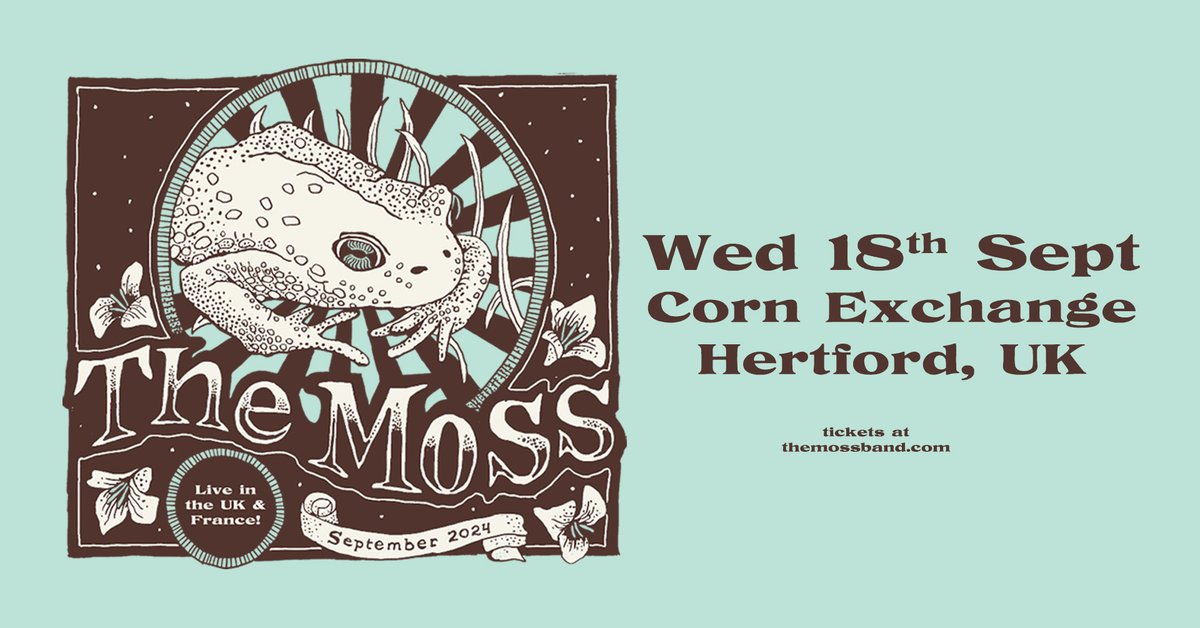 π
πππΎππ½ππ ππππ (@juicebox_indie) on Twitter photo Trust yourself to tickets to see The Moss at <a href="/CornHertford/">Corn Exchange Hertford</a>
ticketweb.uk/event/the-moss⦠Trust yourself to tickets to see The Moss at <a href="/CornHertford/">Corn Exchange Hertford</a>
ticketweb.uk/event/the-mossβ¦