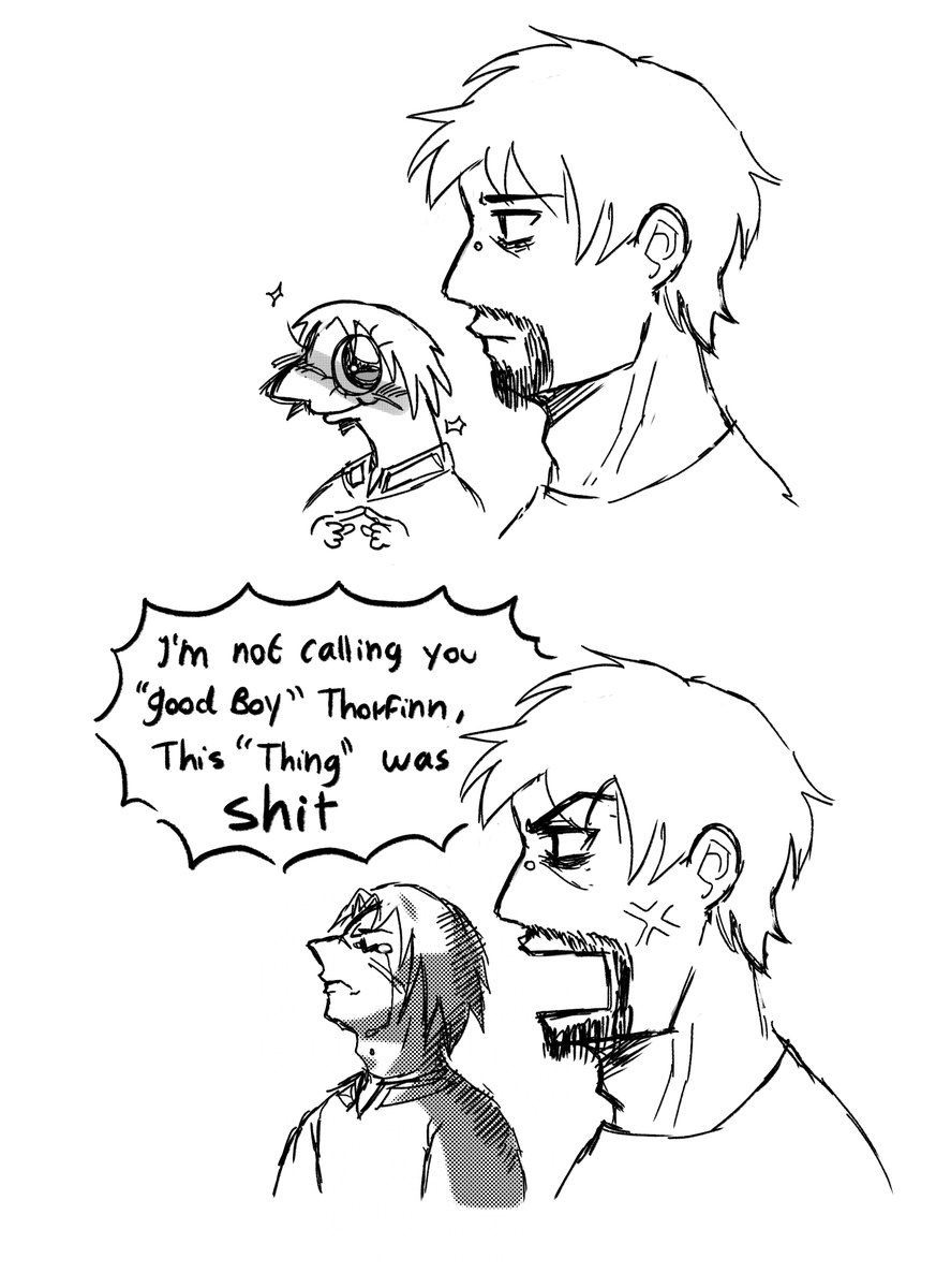 m0thscandle's tweet photo. How the first recruitment meeting for vinland went in my mind:
#vinlandsaga #thorfinn #einr https://t.co/rQo5pA7YOP