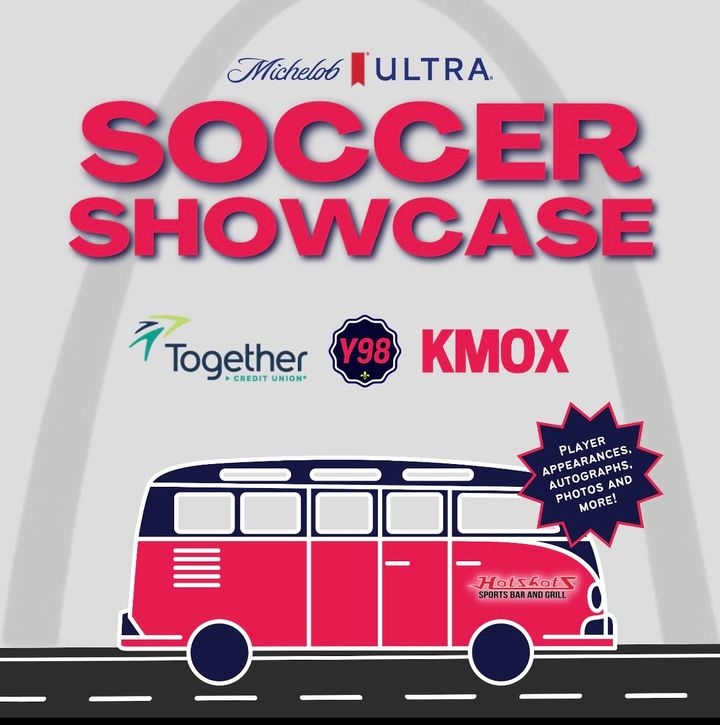 KMOXSports's tweet photo. Come out and join KMOX and @Y98 to @Hotshots_Bar  in O'Fallon, Illinois on Thursday, July 25th from 6-8 p.m. for the chance to get autographs and pics with @stlCITYsc right back Akil Watts, who headlines our 3rd Soccer Showcase! 

More information on https://t.co/aDFxPzwUsc. https://t.co/O9e1qPThmc