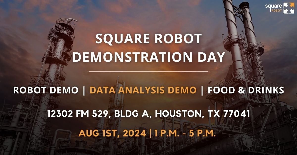 squarerobots's tweet image. Join us for a live #robotlaunch &amp;amp; #tankinspection demo at our Houston Global Service &amp;amp; Training Facility!

📅 Aug 1, 1-5PM CDT
📍12302 FM 529, Houston, TX
🤖 RSVP: shorturl.at/1TI12

See our top-of-the-line tech &amp;amp; network with fellow industry leaders. #DemoDay #Robotics