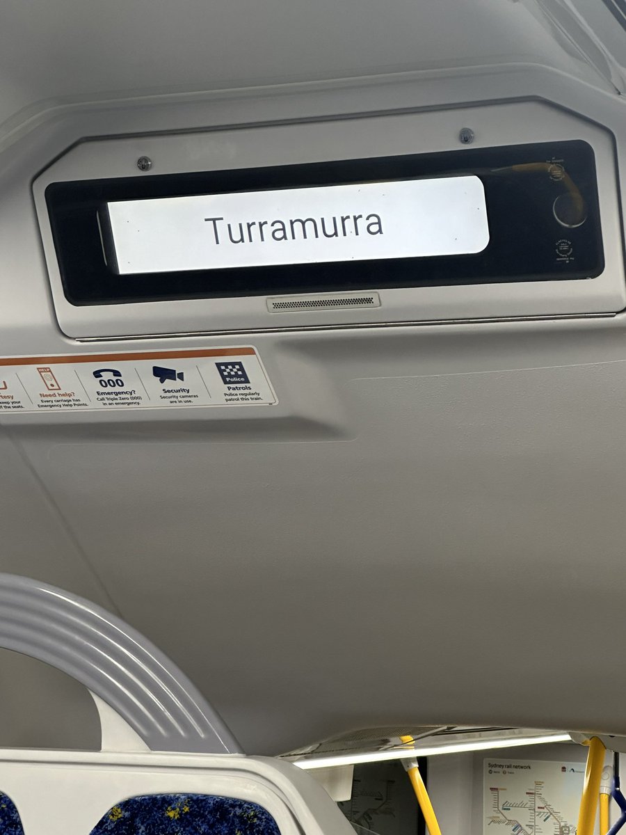 hgreenies's tweet photo. I am a #font and #typography enthusiast and I see you Arial.  Much improved screens @T1SydneyTrains. I just want to know what wonder the new @SydneyMetro lines will bring - #font wise.  I want to be part of these conversations. 🤓 https://t.co/XF1CP6hrtL