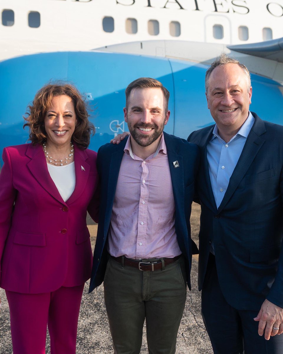 5 years after first joining team <a href="/KamalaHarris/">Kamala Harris</a>, I’m honored to continue the journey on her campaign as Deputy Chief of Staff and Senior Advisor to <a href="/DouglasEmhoff/">Doug Emhoff</a>. 

I’m still humbled by the opportunity to fight for the American People, and ready to beat Donald Trump in November.