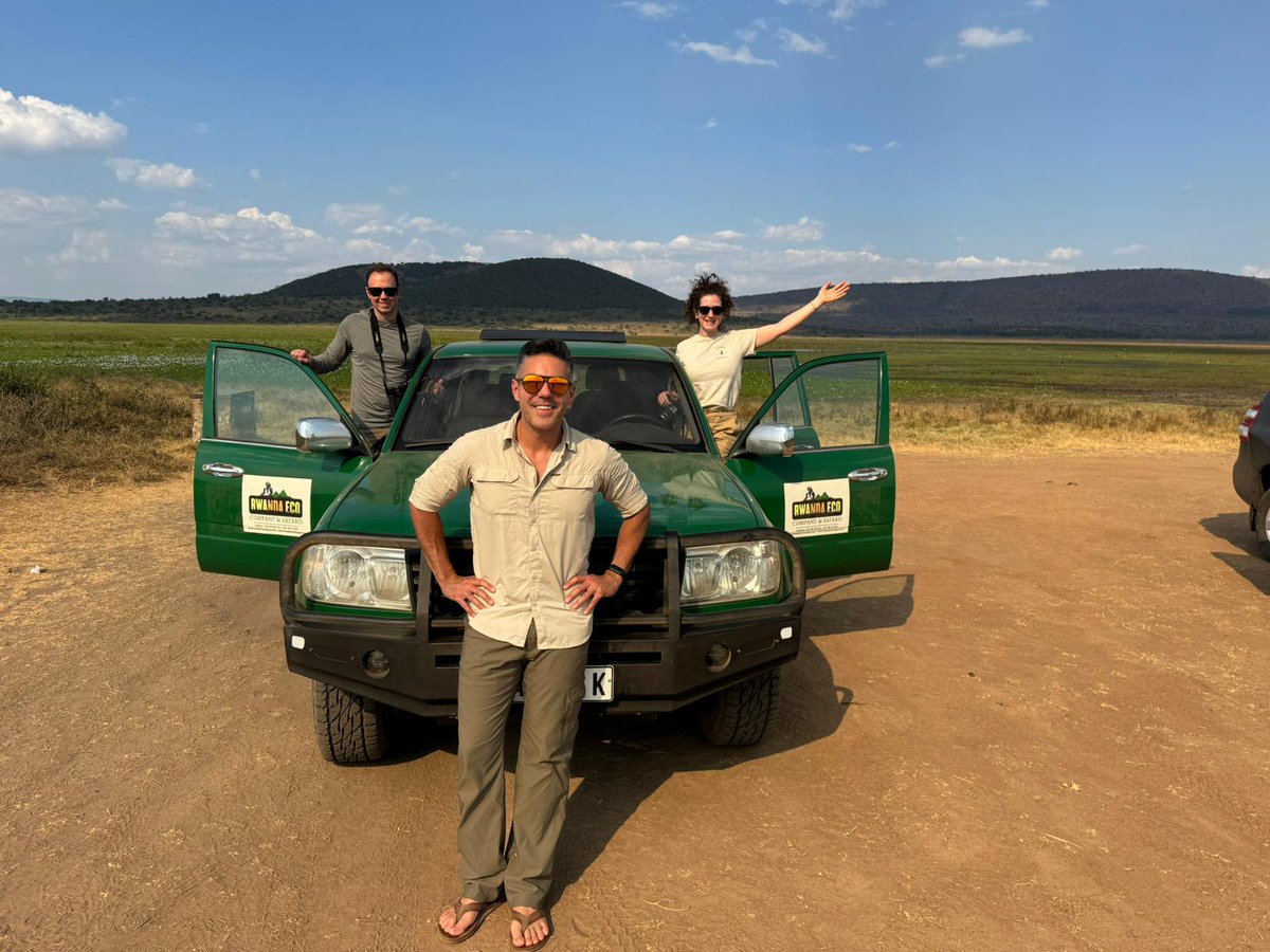 Our Clients enjoying their booked wildlife viewing in Akagera National Park with the best  professional local  driver guides in perfectly maintained 4*4 wheel safari vehicles ... Join us for a memorable safari today by just sending your request on email info@rwandaecocompany.com