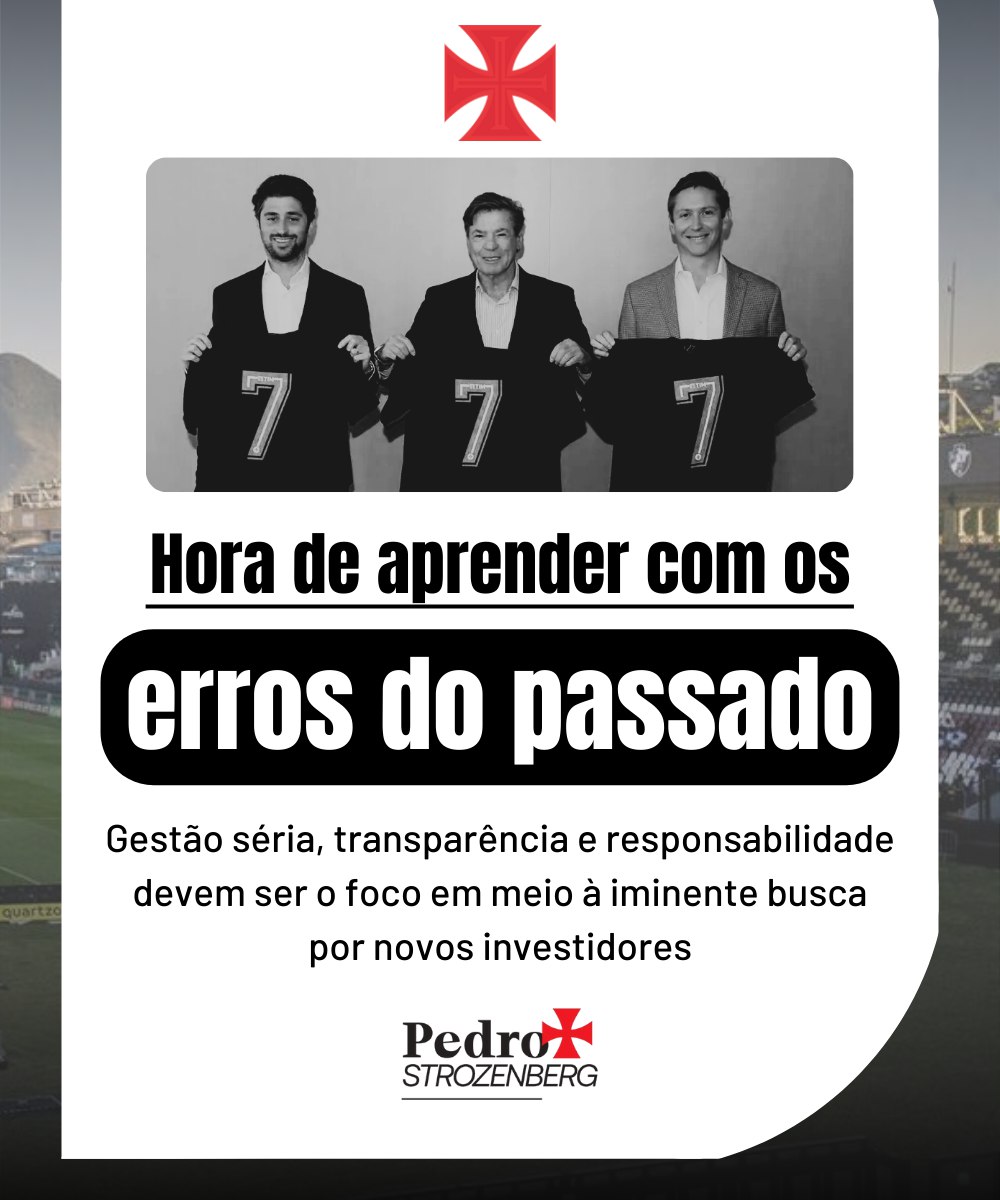 Nesta semana, foi divulgado o mais novo capítulo da saga da 777. Em notícia publicada e divulgada pela imprensa, o Vasco suspendeu o processo que move contra a 777 Partners na Justiça.

O motivo da suspensão foi um acordo com a A-CAP, seguradora que assumiu o controle da (+)