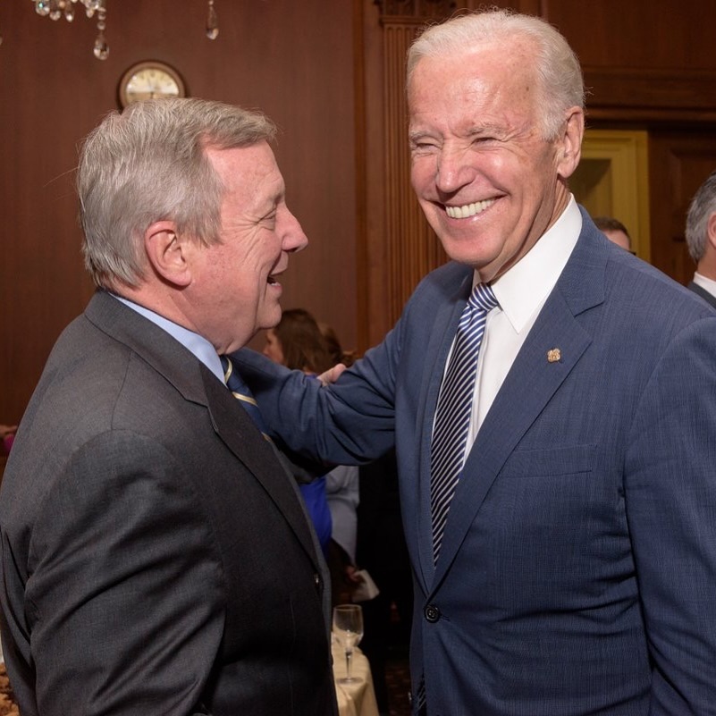 SenatorDurbin's tweet photo. I’ve known Joe Biden for more than 30 years. He’s a passionate policymaker, a committed representative, and all-around good man.

He put our country back on track and restored the soul of the nation.

HERE’S HOW. ⬇️ https://t.co/2eGnJMcKQG